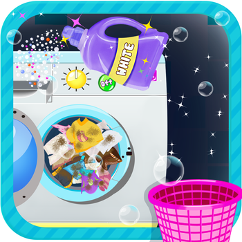 Kids Laundry Washing - Clean up and clothes wash game LOGO-APP點子