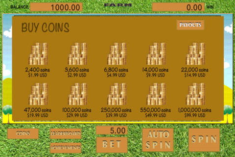 Las Vegas Farm Slots Machine - Double Diamond Deluxe Casino Pro screenshot 4