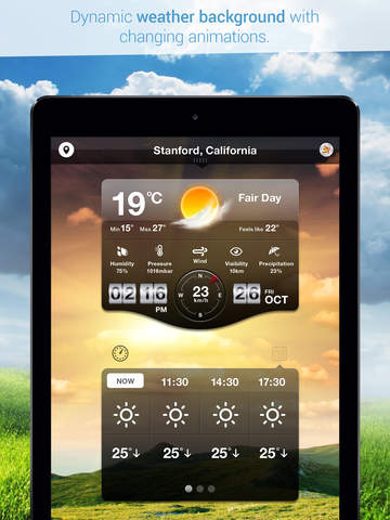 【免費天氣App】Weather Cast HD : Live World Weather Forecasts & Reports with World Clock for iPad & iPhone-APP點子