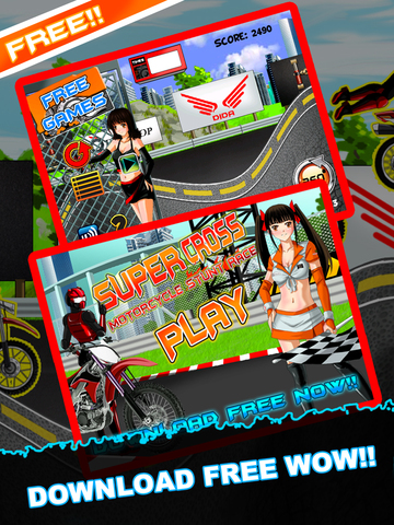 免費下載遊戲APP|Supercross Motorcycle Stunt Race - Dirt Bike Extreme Stadium Madness FREE app開箱文|APP開箱王