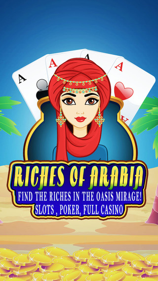 Riches of Arabia: Find the riches in the oasis mirage Slots Poker Full Casino