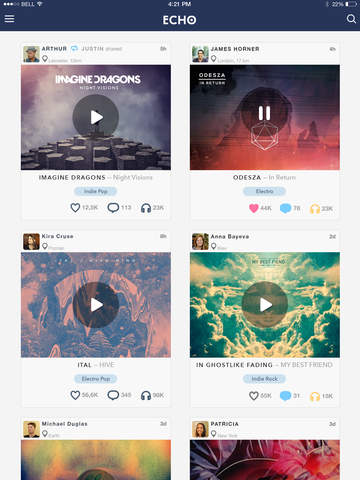 免費下載音樂APP|Echo - Collective music curation app開箱文|APP開箱王