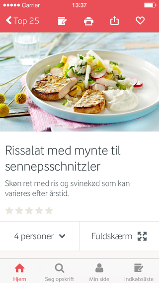 【免費生活App】Karolines Køkken® - Opskrifter, aftensmad, forretter og desserter. Personlig indkøbsliste og madplan.-APP點子