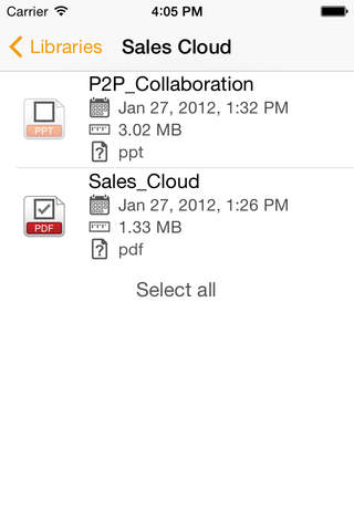 Nefos Mobile for Salesforce screenshot 3