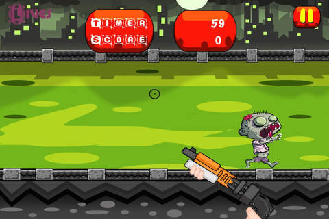 A Halloween Zombie Brain Shooter – Shot Gun Target Attack screenshot 3