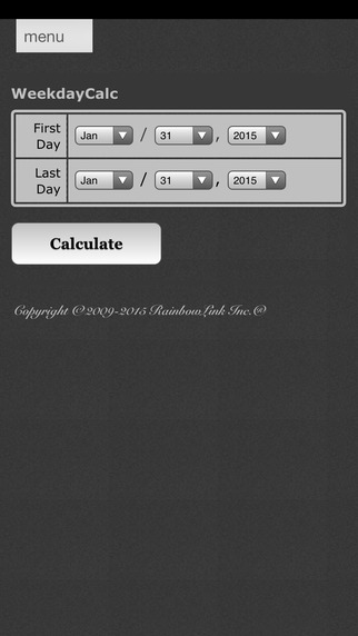 WeekdayCalc for iPhone