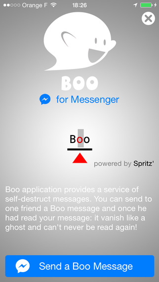 Boo : self-destructing messages for Messenger