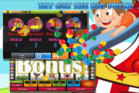 Amusement Park Themed 5-Reels Video Slots - Vegas Strip VIP Casino Wins with Cash Coaster Jackpot screenshot 3