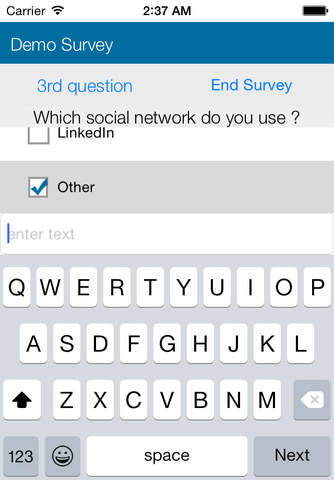 iziSurvey Offline Survey Tool screenshot 3