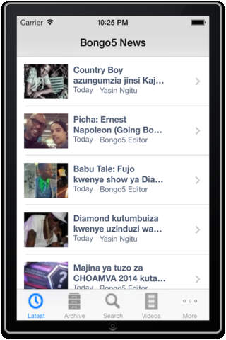Bongo5 News screenshot 2