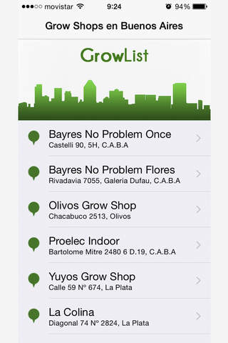 GrowList | Growshops Argentina screenshot 2