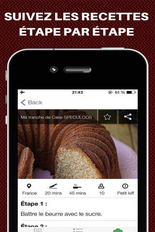 SPECULOOS : la bible des recettes de cuisine Speculos pour smartphones screenshot 2