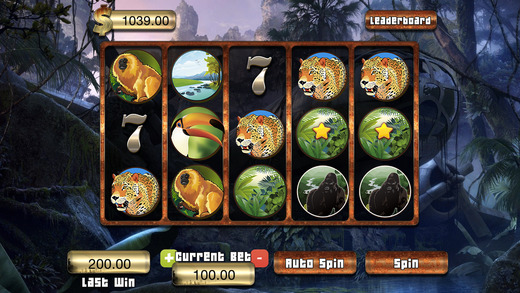 Aaaaaaaah Survivor Slots - Jungle Twin Spin Ace Casino Game FREE