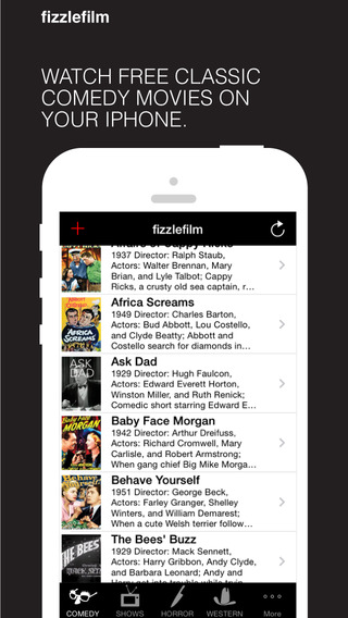 【免費娛樂App】Fizzlefilm - Free Classic Movies & TV Shows-APP點子