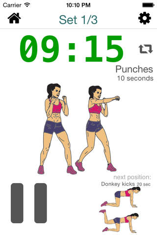 12 Min Ladies Workout - PRO Version - Your Personal Fitness Trainer for Calisthenics exercises - Work from home, Lose weight, Stay fit! screenshot 2