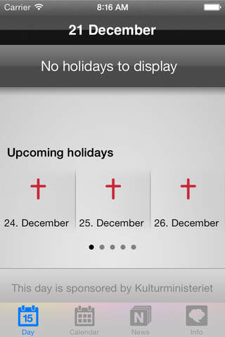 Religious Holiday Calendar screenshot 2