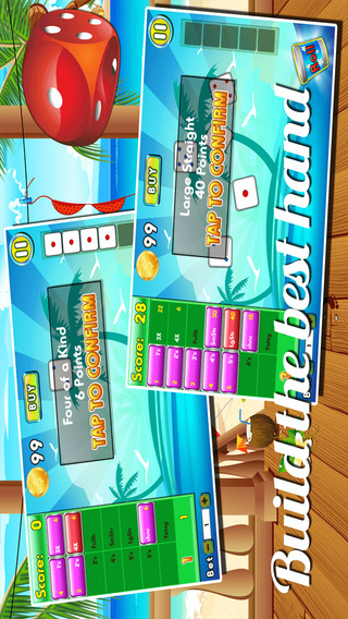 【免費遊戲App】Yatzy Island - High Stake Bankroll To A Winning Vacation-APP點子