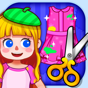Make My Own Dress: Tailor Kids Design & Coloring Games 遊戲 App LOGO-APP開箱王