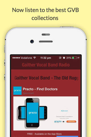 Gaither Vocal Band Fans Radio screenshot 3