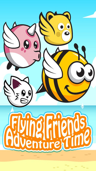 Flying Friends Adventure Time