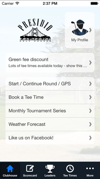 【免費運動App】Presidio Golf Course-APP點子