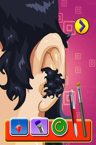 Ear Hair Plucking Salon - Fun Beauty Games for Girls & Boys screenshot 3