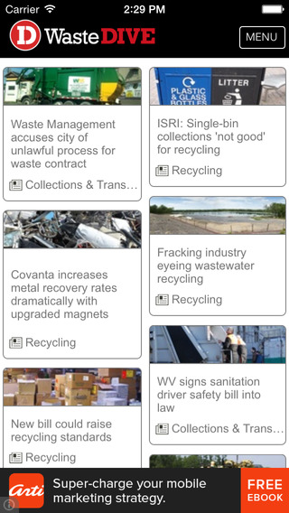 Waste Dive - waste recycling news