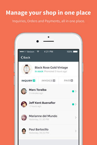 PocketMarket - Sell in ANY Chat App screenshot 2