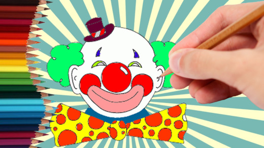 Coloring Book Clown
