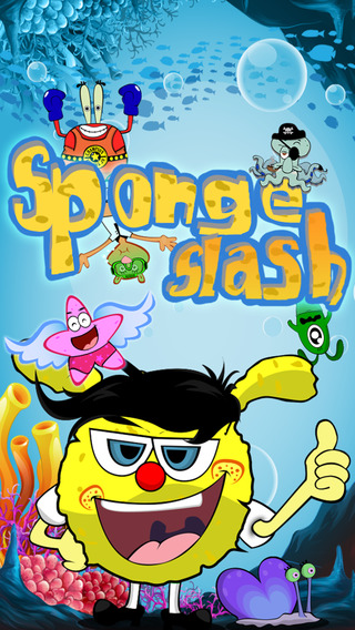Sponge Boy Slice Friends Monster Slash “In The Ocean Cute Animal Puzzle Edition”