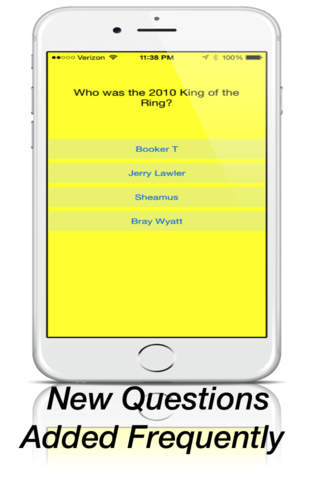 Wrestling Trivia - WWE Quiz Game of History and Wrestlemania Facts screenshot 4