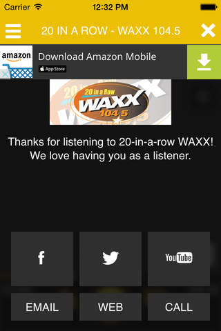 WAXX RADIO screenshot 3