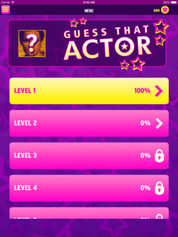 【免費遊戲App】Guess that famous actor-APP點子