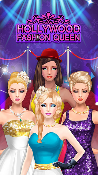 Hollywood Fashion Beauty Queen - Celebrity Style Makeover Dress Up Salon Girls Game