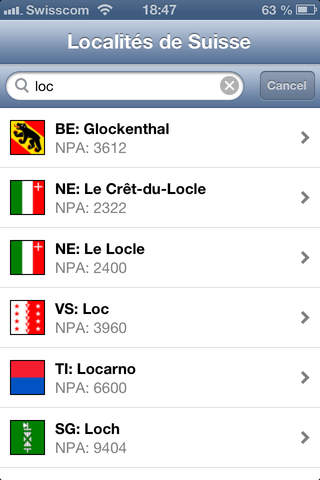 NPA-Suisse screenshot 3