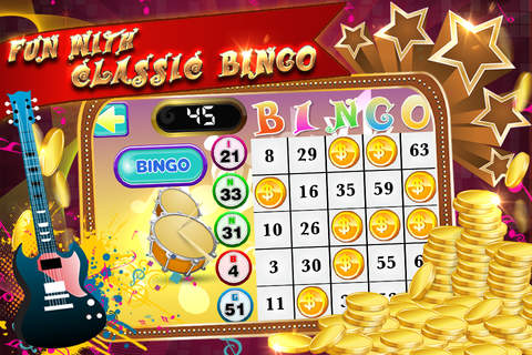 Bingo Sing a Song And Paradise Music Festival Casino Vegas Free Edition screenshot 2
