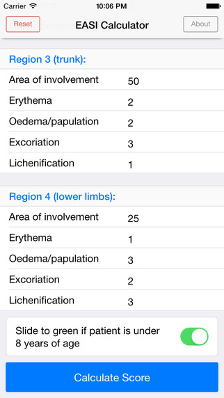 【免費醫療App】EASI Calculator-APP點子