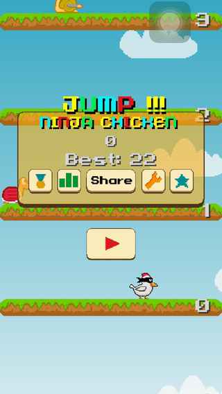 Jump Ninja Chicken