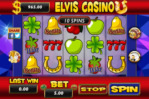 A Aaron Luxury Elvis Casino Slots - Roulette - Blackjack 21 screenshot 2
