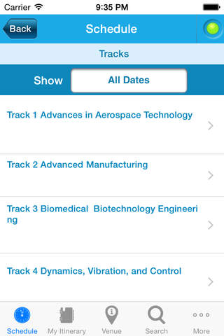 ASME Planner for iOS8 screenshot 2