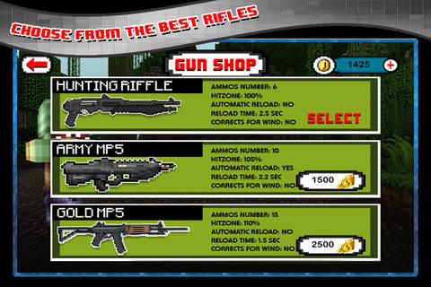 Pixel Pistol Wars: 3D Blocky Gun City Battle PRO screenshot 2