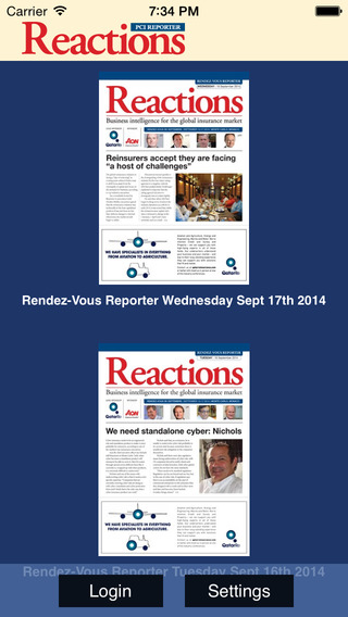 Reactions PCI Reporter