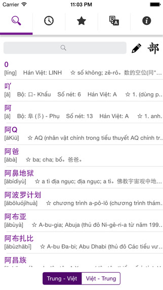 Từ điển Trung Việt - PRO