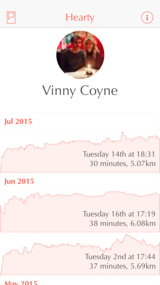 Hearty — Heart Rate Sync for RunKeeper