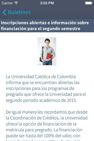 U Católica de Colombia screenshot 4