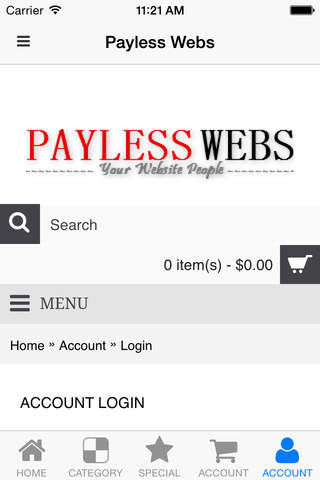 Payless Webs screenshot 3