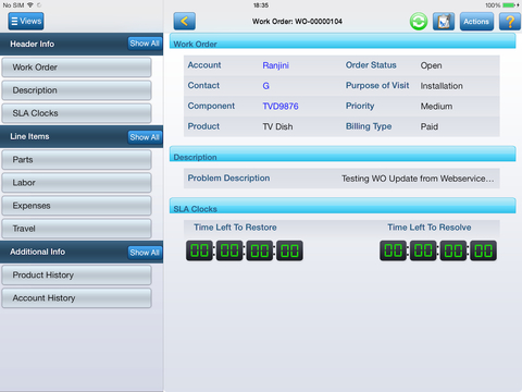 ServiceMax Spring 14 for iPad screenshot 3