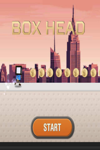 Box Head - Endless Platform Runner Game screenshot 2