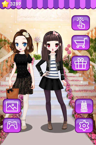Lolita Sisters - cute dress up games for girls screenshot 3