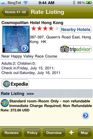 Hong Kong Hotel screenshot 3